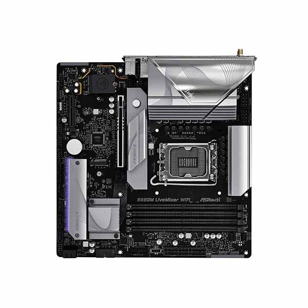 ASRock B860M LiveMixer WiFi クリエイティブ作業やストリーミングに最適 microATXマザーボード|B860M LiveMixer WiFi - 画像 (3)