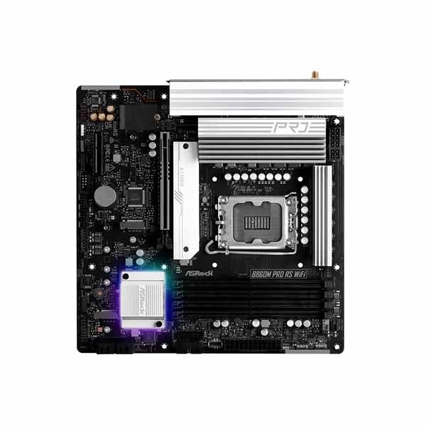ASRock B860M Pro RS WiFi スタンダードモデルのmicroATXマザーボード|B860M Pro RS WiFi - 画像 (3)
