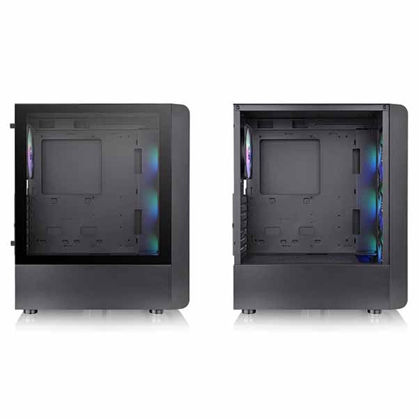 Thermaltake S200 TG ARGB Plus ミドルタワー型PCケース ブラック|CA-1X2-00M1WN-01 - 画像 (3)