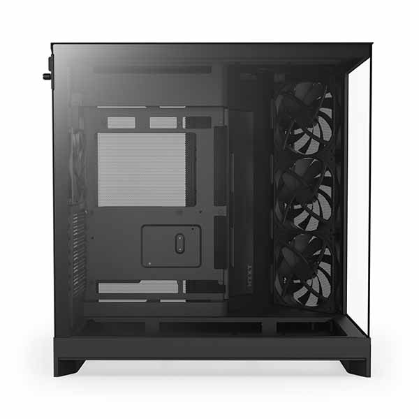 NZXT H9 Flow (2025) - Black 大型デュアルチャンバー構造採用 ミドルタワーATXエアフローケース ブラック|CM-H92FB-01 - 画像 (3)