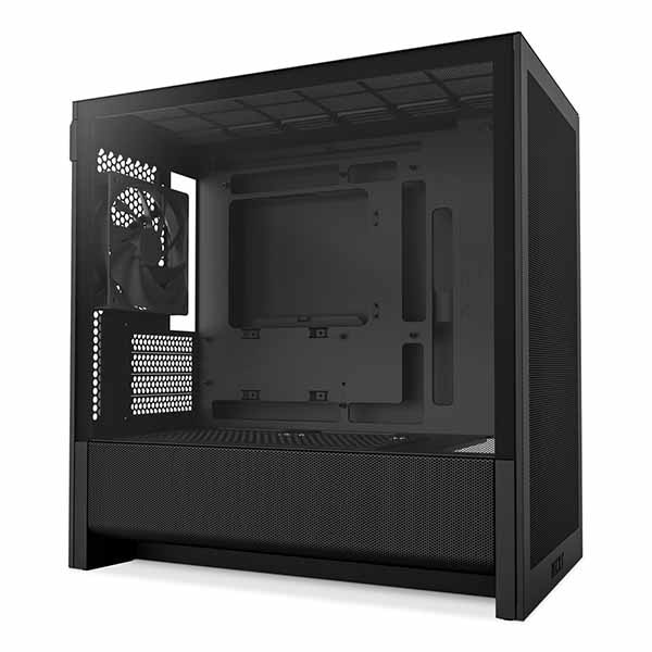 NZXT H3 Flow - Black MICRO-ATX エアフローケース ブラック|CC-H31FB-01 - 画像 (3)