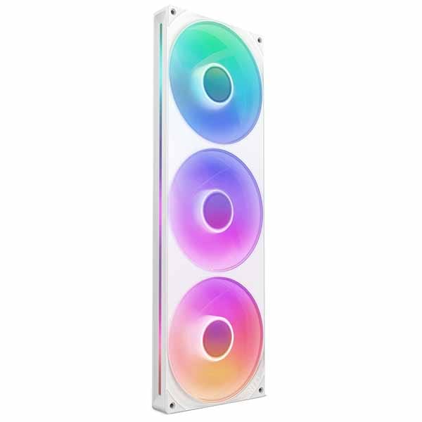 NZXT F420RGB Core Fan (Single Frame) - White シングルフレームRGBファンユニット ホワイト|RF-U42HF-W1 - 画像 (3)
