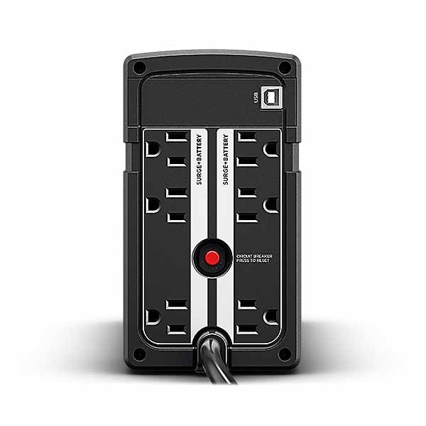 CyberPower Backup CRシリーズ UPS CR500 500VA/300W ActivePFC対応/正弦波出力|CPJ500 - 画像 (3)