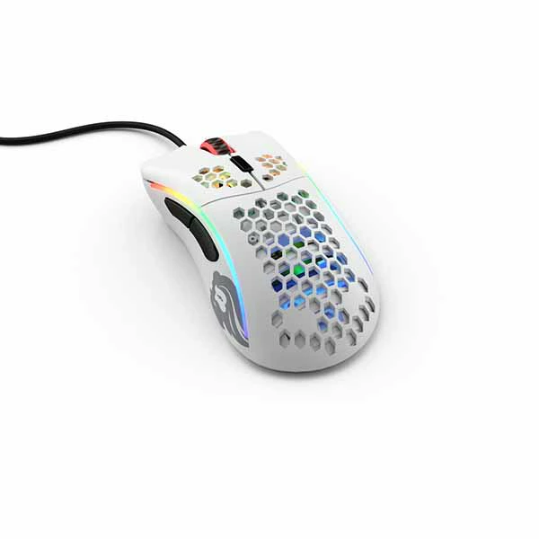 【アウトレット特価・新品】Glorious Model D Minus - Matte White 穴あきゲーミングマウス ホワイト|GLO-MS-DM-MW - 画像 (3)