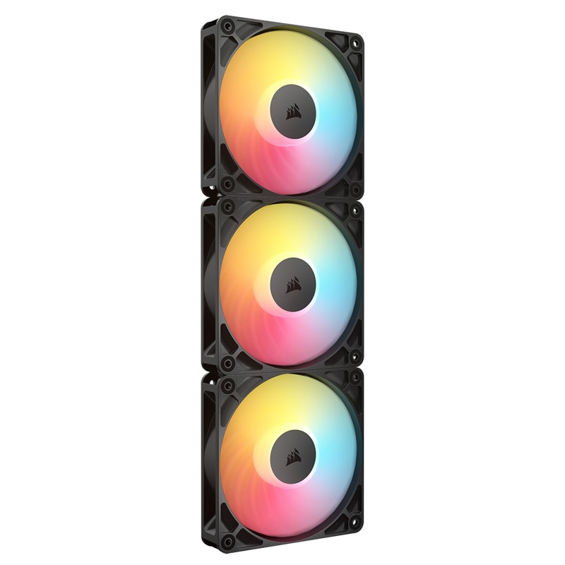 Corsair RS120-R ARGB Triple Reverse Fans 120mm PCケースファン 3個パック ブラック|CO-9050196-WW - 画像 (3)