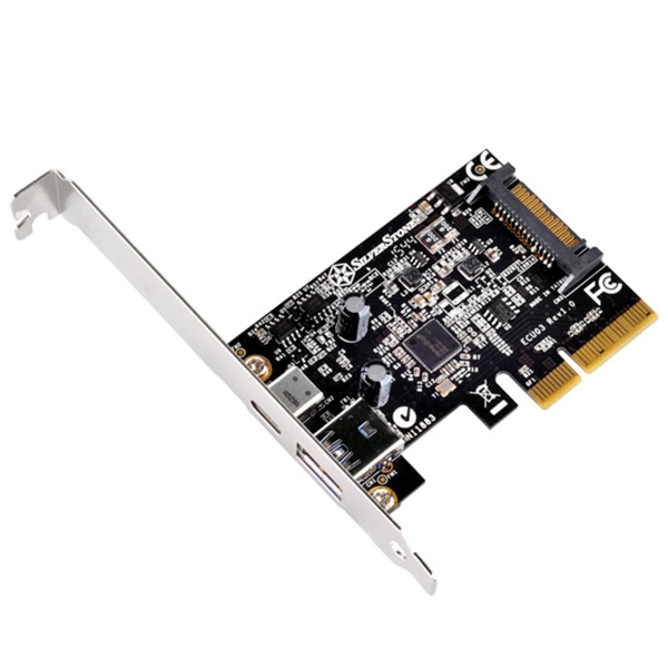 SilverStone SST-ECU03 USB3.1 Gen2 Type-A/Type-C 増設インターフェイスカード|SST-ECU03 - 画像 (6)
