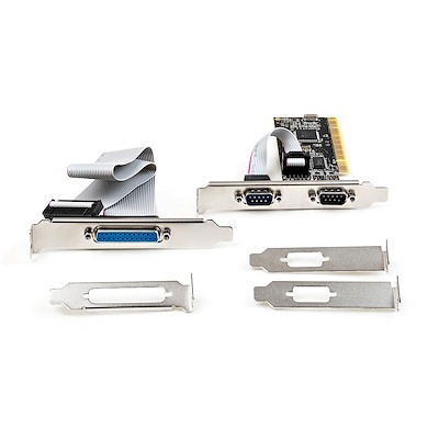 StarTech シリアル&パラレル増設PCI Expressインターフェースカード/1x DB25 + 2x DB9|PCI2S1P2 - 画像 (4)