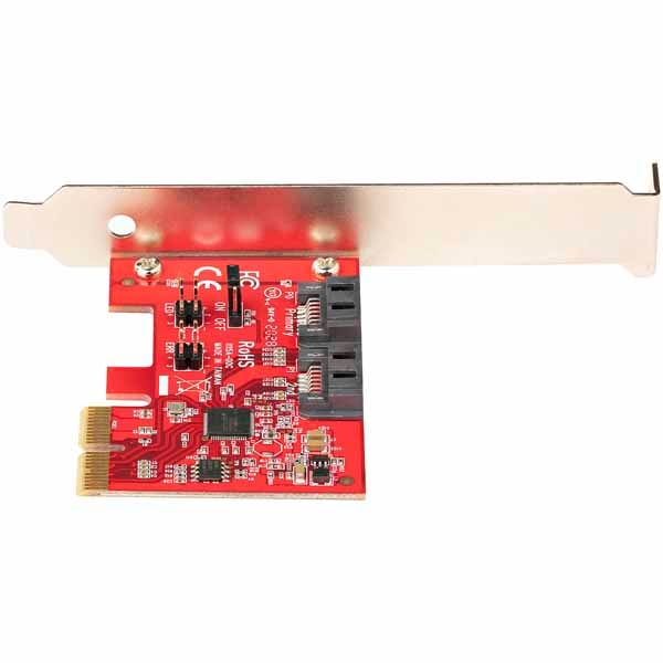StarTech SATA 2ポート増設PCI Express インターフェースカード/6Gbps|2P6GR-PCIE-SATA-CARD - 画像 (4)