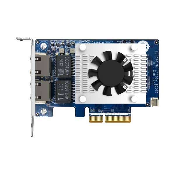 QNAP 10G2TB Marvell AQtion Controller AQC113C搭載の10GbEネットワーク拡張カード - 画像 (2)
