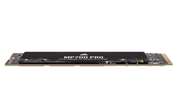 Corsair MP700 PRO PCIe Gen. 5 x4 M.2 NVMe SSD 2TB (no heatsink); 12,400MB/s / 11,800MB/s; 1,400TBW|CSSD-F2000GBMP700PNH - 画像 (4)