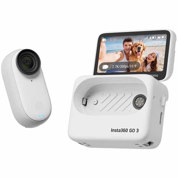 Arashi Vision Insta360 GO 3 (128GB) タッチスクリーンを備えたアクションポッド付属 小型アクションカメラ|CINSABKA_GO306 - 画像 (4)