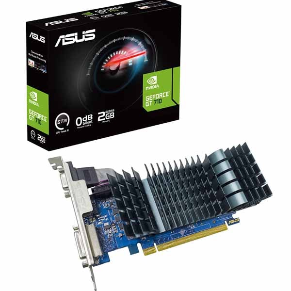 ASUS GeForce GT 710 ファンレスビデオカード｜GT710-SL-2GD5-BRK-EVO