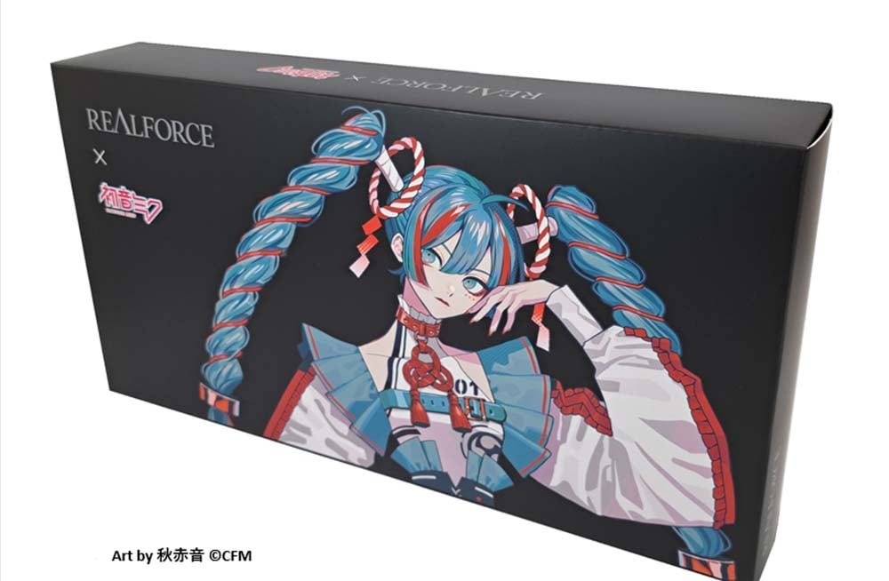 東プレ REALFORCE GX1 GAMING KEYBOARD 日本語 テンキーレス 45g 初音ミクデザイン ゲーミングキーボード|X1UCM1 - 画像 (4)