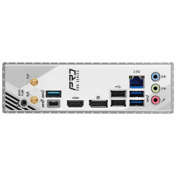 ASRock B860M Pro RS WiFi スタンダードモデルのmicroATXマザーボード|B860M Pro RS WiFi - 画像 (4)