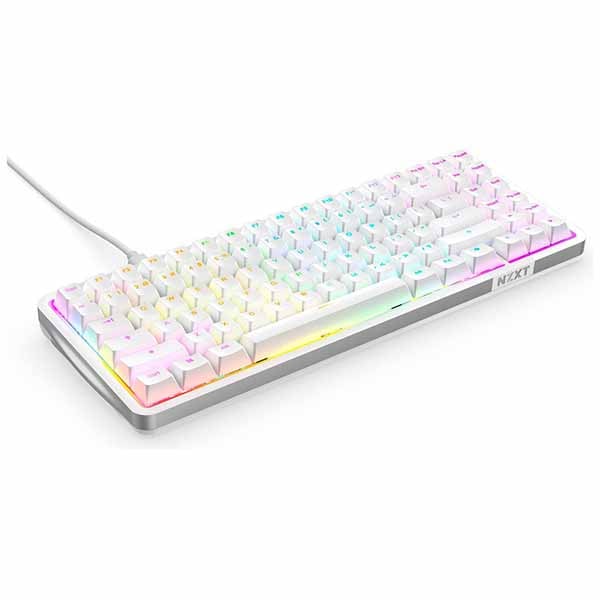 NZXT FUNCTION ELITE MINITKL KB mini TKL White ANSI ( US ) 75%ゲーミングキーボード ホワイト|KB-101NW-US - 画像 (4)