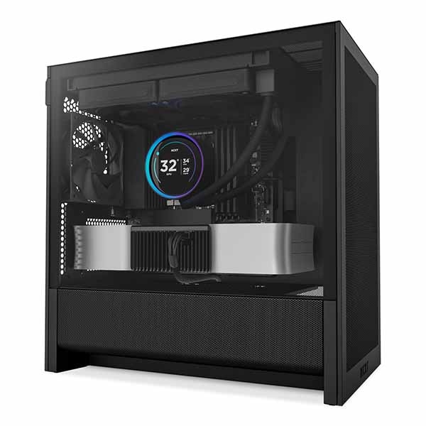 NZXT H3 Flow - Black MICRO-ATX エアフローケース ブラック|CC-H31FB-01 - 画像 (4)