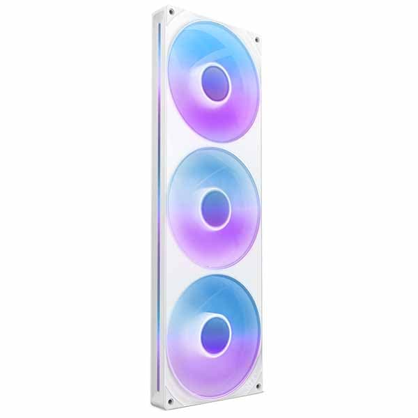 NZXT F420RGB Core Fan (Single Frame) - White シングルフレームRGBファンユニット ホワイト|RF-U42HF-W1 - 画像 (4)