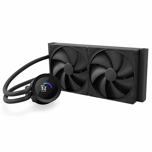 NZXT Kraken Plus 280 v2(Black) 280mm AIO液体クーラー 1.54インチLCD付き ブラック|RL-KN280-B2 - 画像 (4)