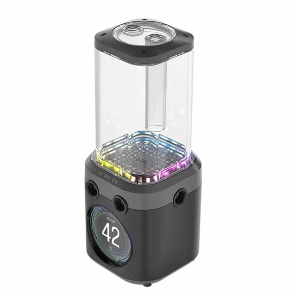Corsair Hydro X Series iCUE LINK XD6 RGB ELITE LCD (Pump reservoir unit) カスタム水冷用ポンプ/リザーバーコンボ ブラック|CX-9040015-WW - 画像 (4)
