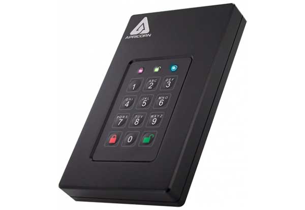 【アウトレット特価・新品】Apricorn Aegis Fortress L3 - USB 3.0 暗号化ストレージ HDD 4TB｜AFL3-4TB