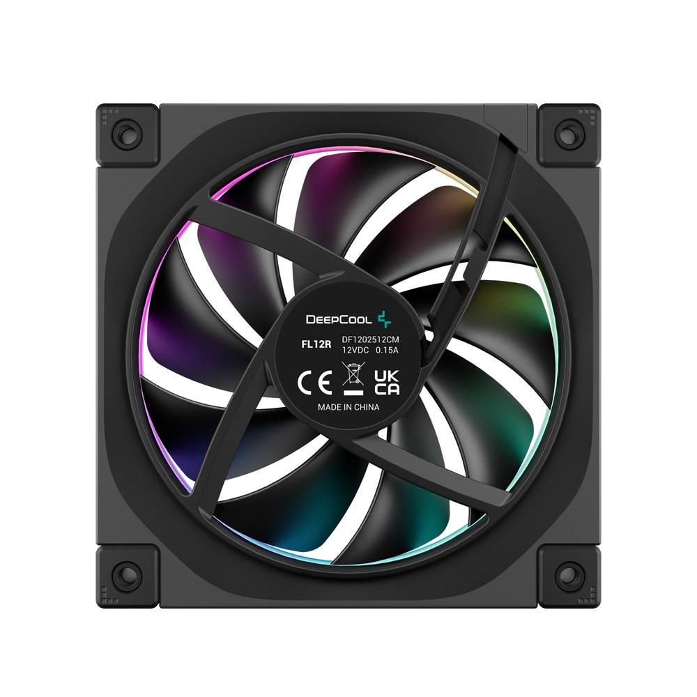 Deepcool FL12R-3 IN 1 PCケースファン 3個セット ブラック|R-FL12R-BKAPN3-G - 画像 (4)