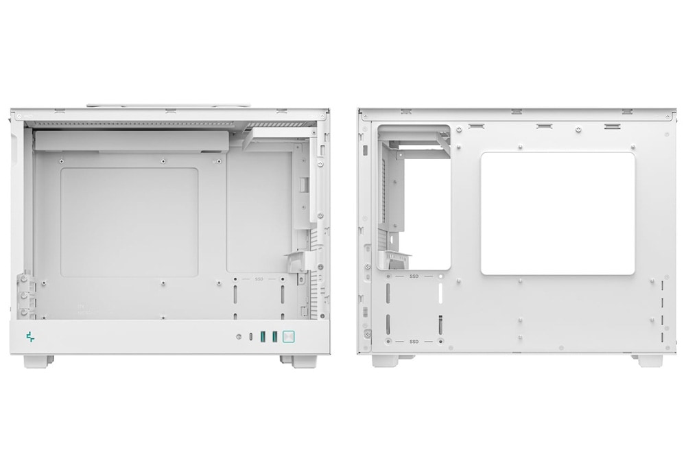 Deepcool CH160 PLUS WH キャリーハンドル搭載 ミニタワー型PCケース ホワイト|R-CH160-WHNGM0-G - 画像 (4)