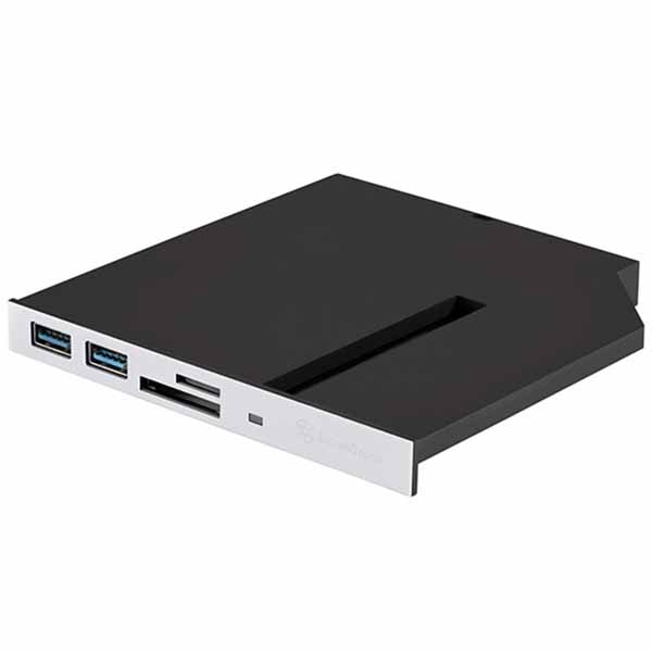 SilverStone FPS01 拡張USBスロット、SDカードリーダー、M.2 SATAタイプ(B Key) 変換ドライブベイ|SST-FPS01 - 画像 (4)