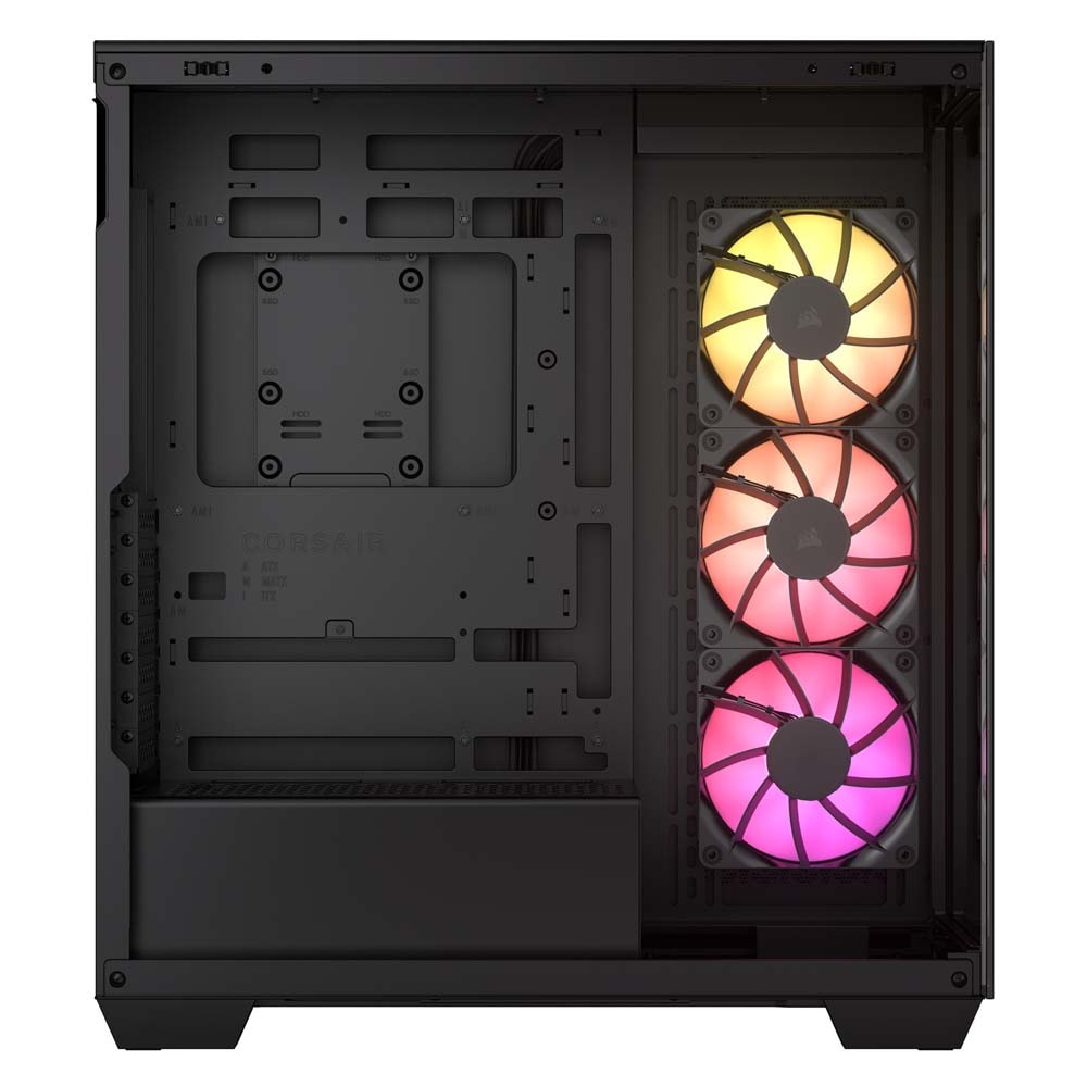 Corsair iCUE LINK 3500X RGB Tempered Glass Mid-Tower -Black- ミドルタワー型PCケース ブラック|CC-9011280-WW - 画像 (5)