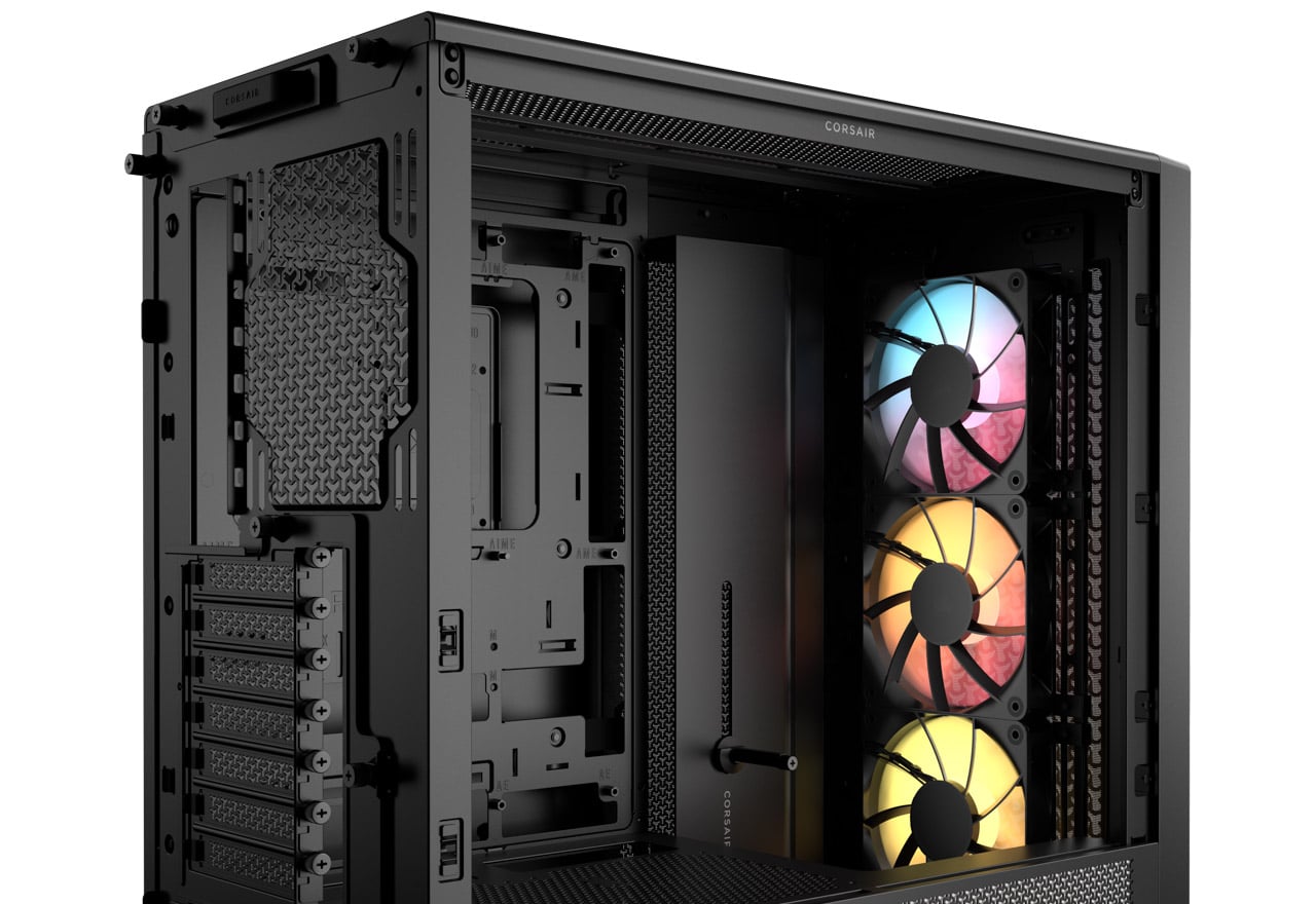 Corsair FRAME 4000D RS ARGB Mid-Tower, Black ミドルタワー型PCケース ブラック|CC-9011296-WW - 画像 (5)