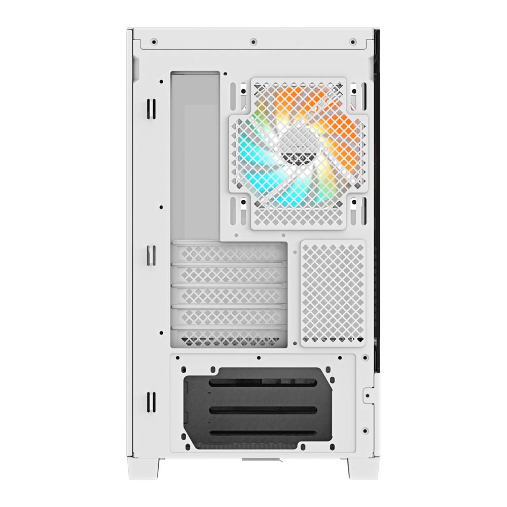 GIGABYTE C201 PANORAMIC ICE ピラーレスデザインのPCケース ホワイト|C201PI - 画像 (5)