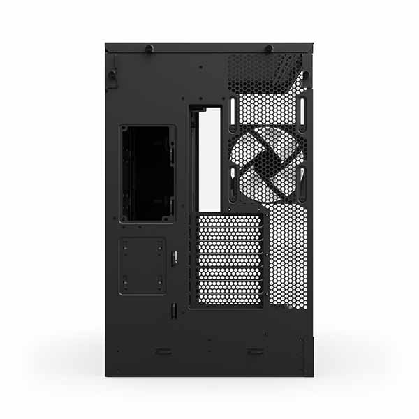 NZXT H9 Flow RGB+ (2025) - Black 大型デュアルチャンバー構造採用 ミドルタワーATXエアフローケース ブラック|CM-H92FB-P1 - 画像 (5)