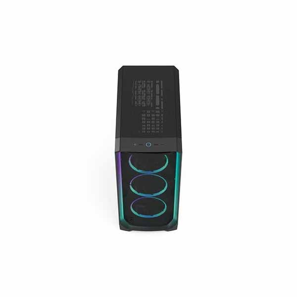 Fractal Design Meshify 3 Ambience Pro RGB Black TG Light Tint ミドルタワー型PCケース ライトティント 強化ガラスパネル ブラック|FD-C-MES3A-03 - 画像 (5)