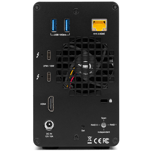 【国内正規代理店品】OWC Gemini 12TB 7200RPM (6TB x 2) 12TB HDDドライブ付 外付けストレージ|OWCTB3GM000H12 - 画像 (5)