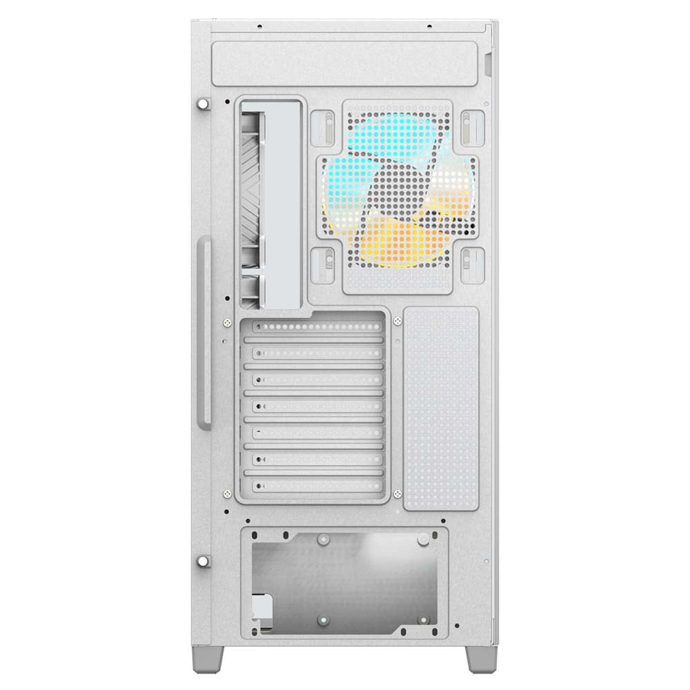 GIGABYTE C500 PANORAMIC STEALTH ICE ピラーレス設計のホワイトカラーミドルタワーケース|C500PI ST - 画像 (5)