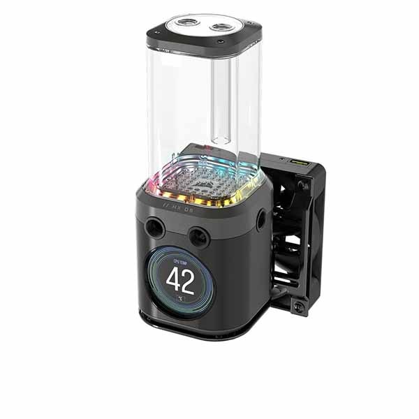 Corsair Hydro X Series iCUE LINK XD6 RGB ELITE LCD (Pump reservoir unit) カスタム水冷用ポンプ/リザーバーコンボ ブラック|CX-9040015-WW - 画像 (5)