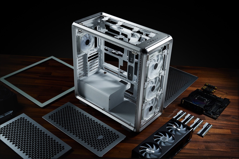 Cooler Master MasterFrame 600 Silver オープンフレーム型 ミドルタワーPCケース シルバー|MF600-SGNN-S00 - 画像 (5)