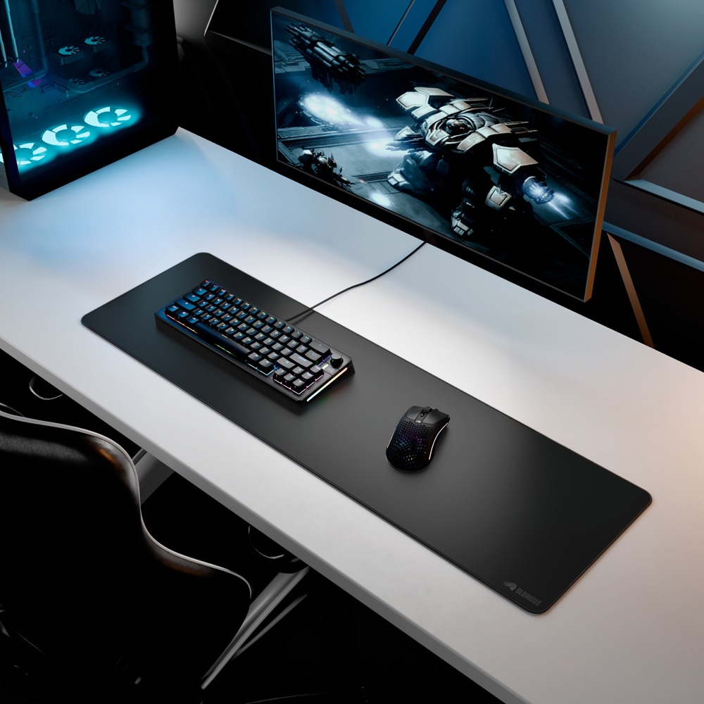 Glorious Mouse Pad 2 Large Extended - Stitched - Black 布製ゲーミングマウスパッド (915 x 280mm) ブラック|GLO-MP2-CLTH-STC-LE-BLK - 画像 (5)