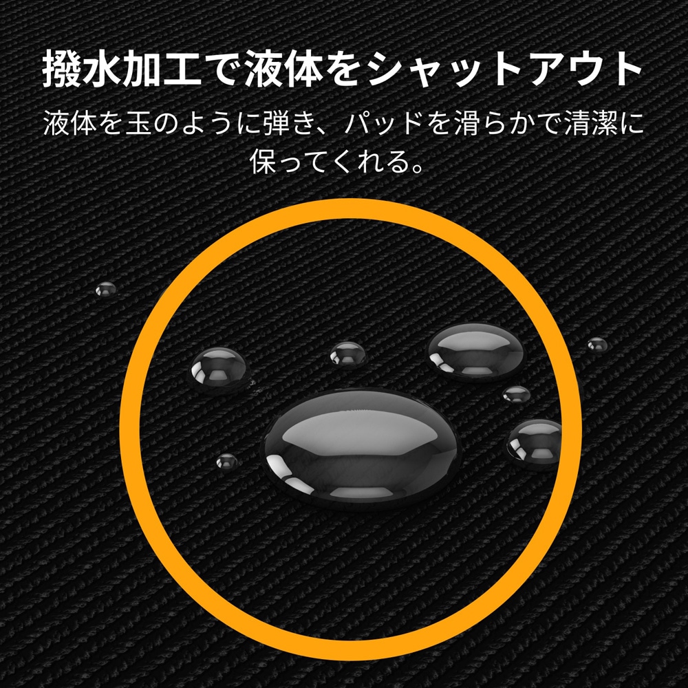 Glorious Mouse Pad 2 XXL - Stitched - Black 布製ゲーミングマウスパッド (915 x 460mm) ブラック|GLO-MP2-CLTH-STC-XXL-BLK - 画像 (5)