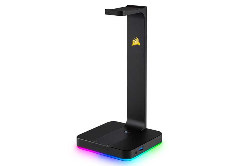 Corsair ST100 RGB ヘッドセット/ヘッドホンスタンド｜CA-9011167-AP