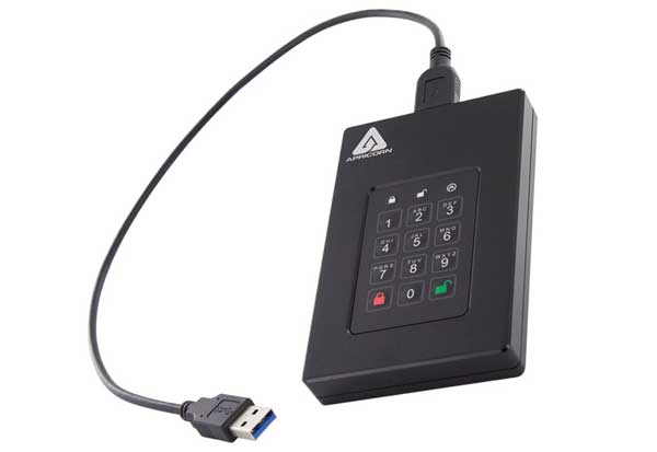 Apricorn Aegis Fortress L3 - USB 3.0 Solid State Drive 暗号化ストレージ SSD 8TB|AFL3-S8TB - 画像 (3)