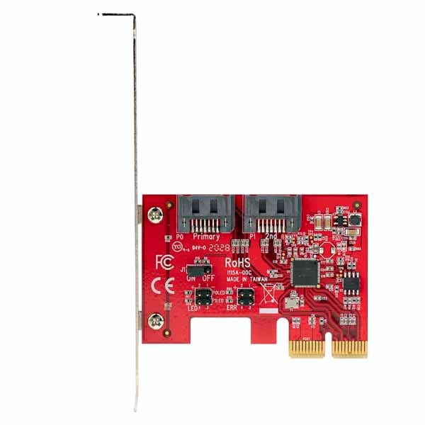 StarTech SATA 2ポート増設PCI Express インターフェースカード/6Gbps|2P6GR-PCIE-SATA-CARD - 画像 (6)
