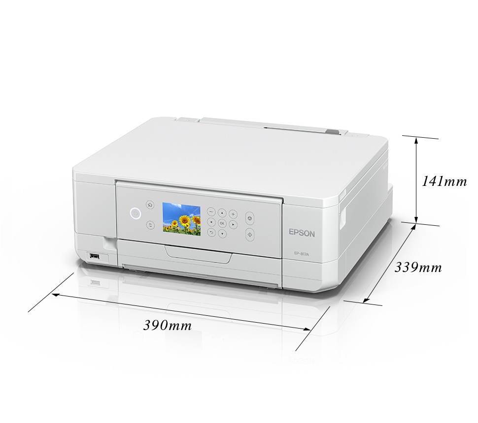 EPSON Colorio A4カラーインクジェット複合機 EP-817A 6色染料 コンパクトサイズ|EP-817A - 画像 (6)