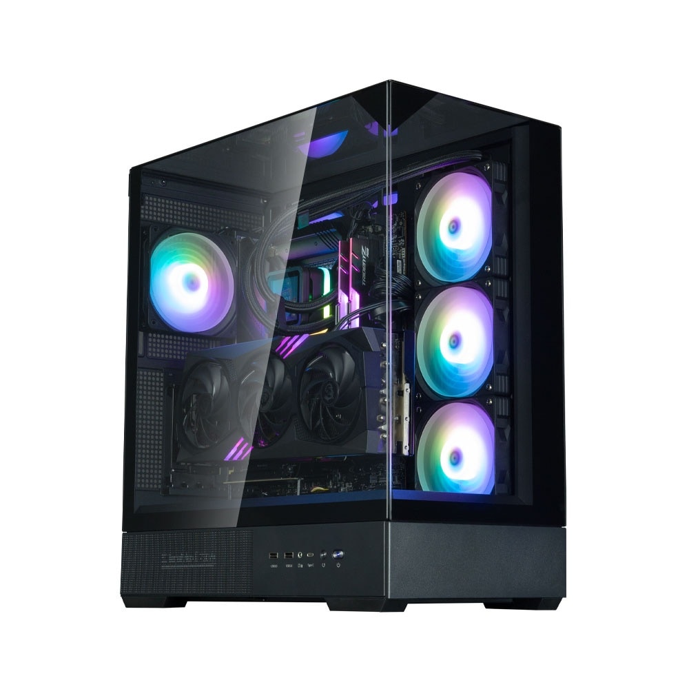 ZALMAN P40 Prism Black ミドルタワー型PCケース ブラック|P40 PRISM BLACK - 画像 (6)