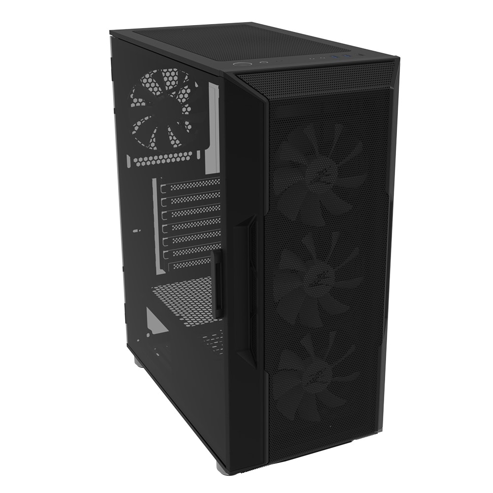ZALMAN i3 NEO BLACK RGBファン4基装備 ミドルタワー型PCケース ブラック|I3 NEO BLACK - 画像 (6)