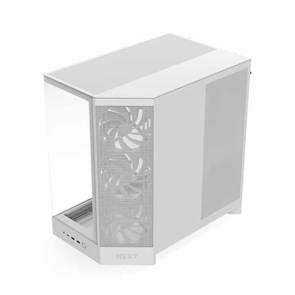 NZXT H9 Flow (2025) - White 大型デュアルチャンバー構造採用 ミドルタワーATXエアフローケース ホワイト|CM-H92FW-01 - 画像 (6)