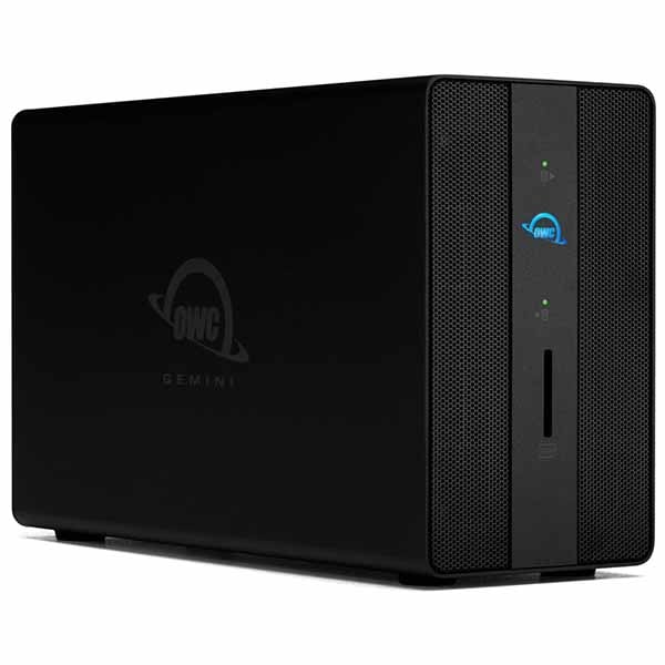 【国内正規代理店品】OWC Gemini 12TB 7200RPM (6TB x 2) 12TB HDDドライブ付 外付けストレージ|OWCTB3GM000H12 - 画像 (6)