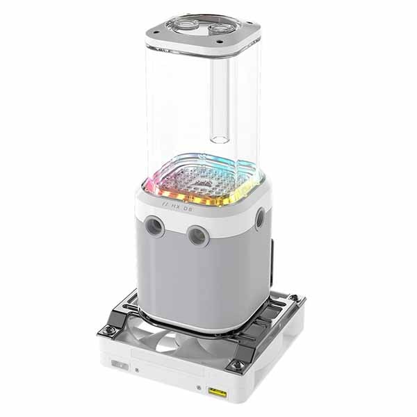 Corsair Hydro X Series iCUE LINK XD6 RGB ELITE WHITE (Pump reservoir unit) カスタム水冷用ポンプ/リザーバーコンボ ホワイト|CX-9040014-WW - 画像 (6)