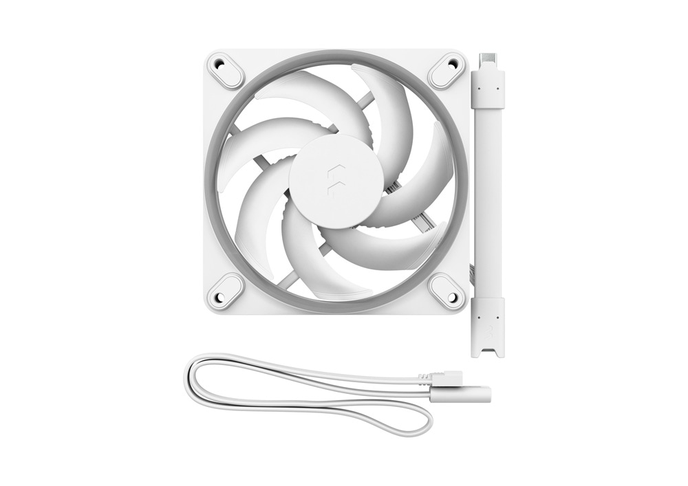 Fractal Design Momentum 12 RGB White 120mm PCケースファン ホワイト|FD-F-MR1-1202 - 画像 (6)