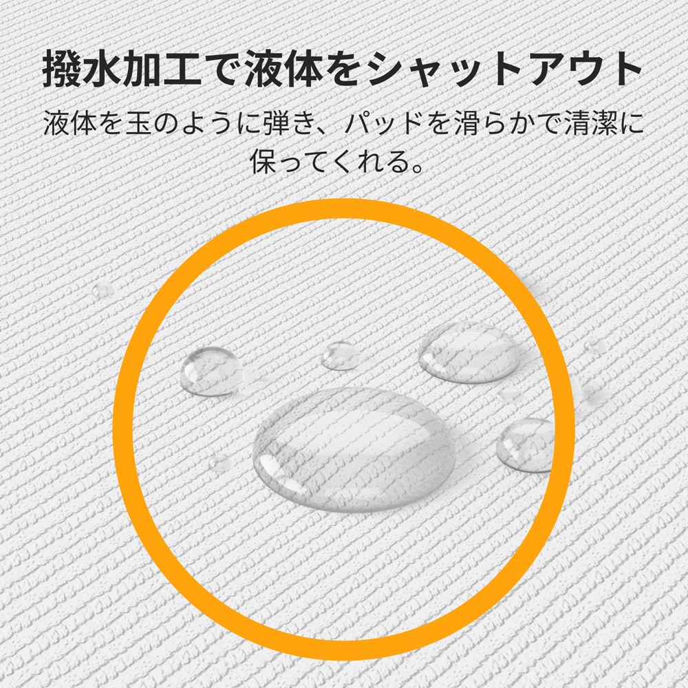 Glorious Mouse Pad 2 Large Extended - Stitched - White 布製ゲーミングマウスパッド (915 x 280mm) ホワイト|GLO-MP2-CLTH-STC-LE-WHT - 画像 (6)