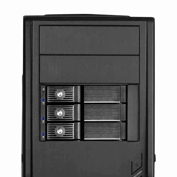 SILVERSTONE FS303 3.5インチドライブx3用ホットスワップベイ|SST-FS303B - 画像 (7)